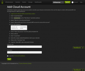 Add Cloud Account